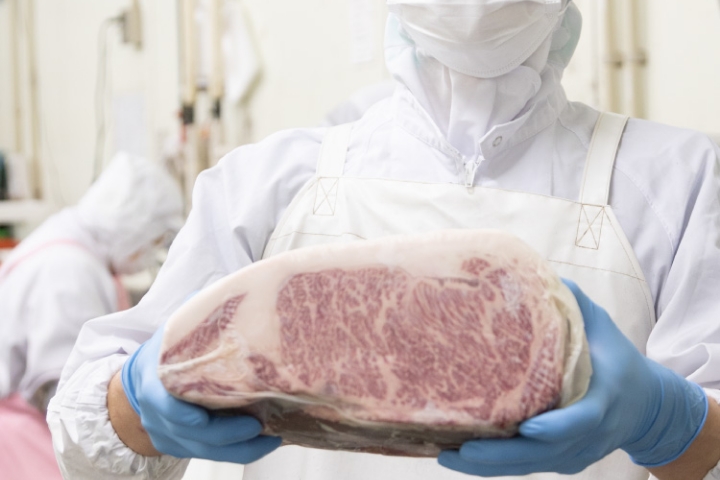 肉の良し悪しは断面を見ればすぐにわかる